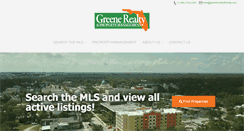 Desktop Screenshot of greenerealtyflorida.com